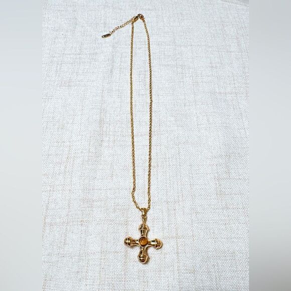 Vintage tiger eye necklace N526 - Picture 3 of 5